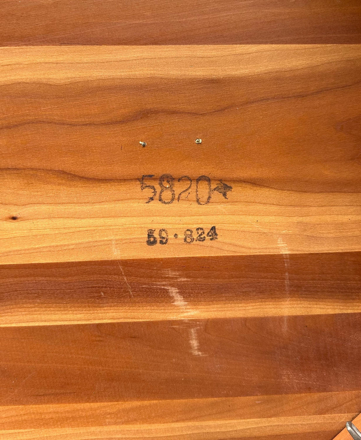 Vintage Mid 20th Century Solid Maple Farmhouse Coffee Table
