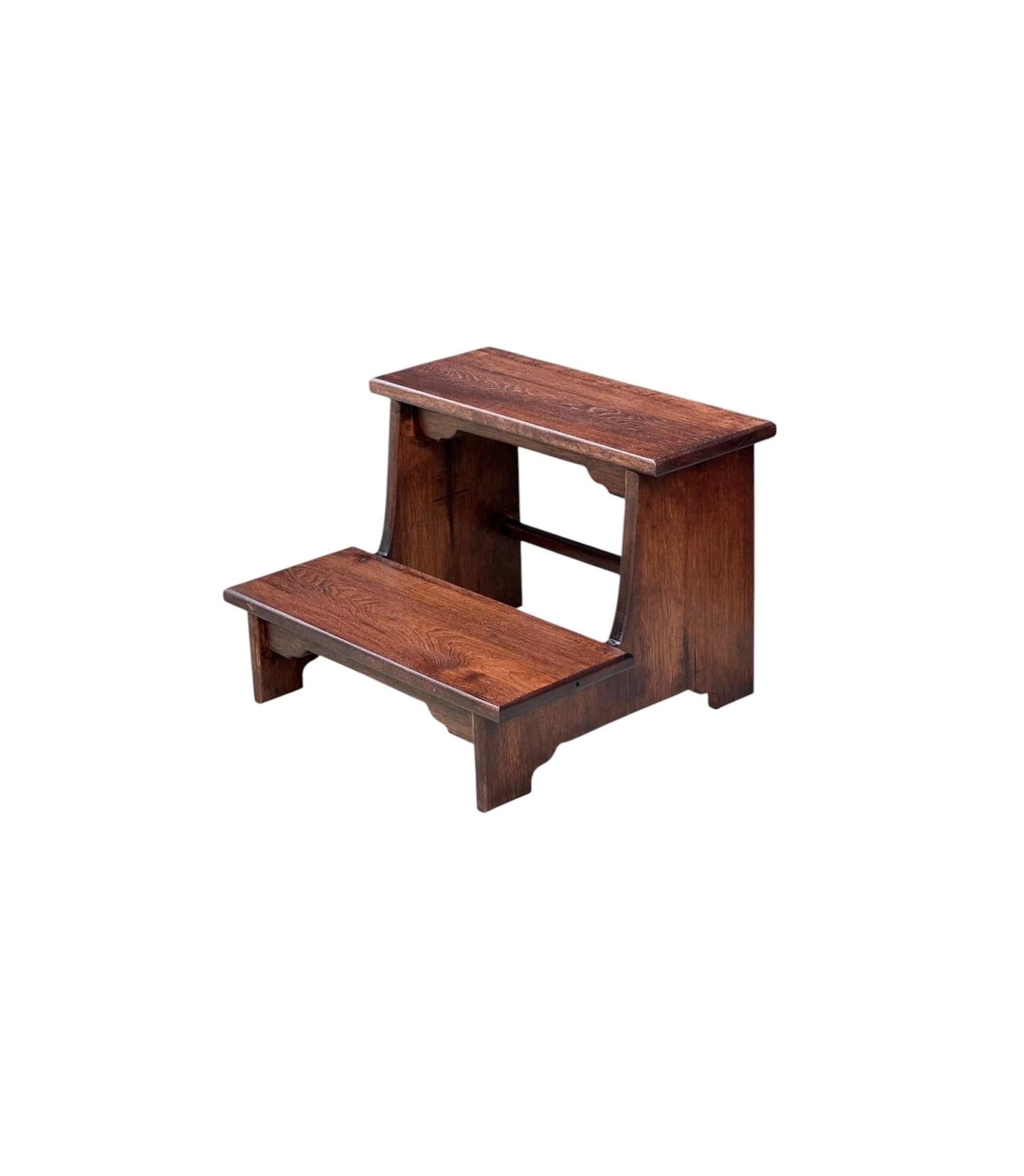 Custom Built Solid Hickory Wood Bed Steps HOLD FOR LISA**