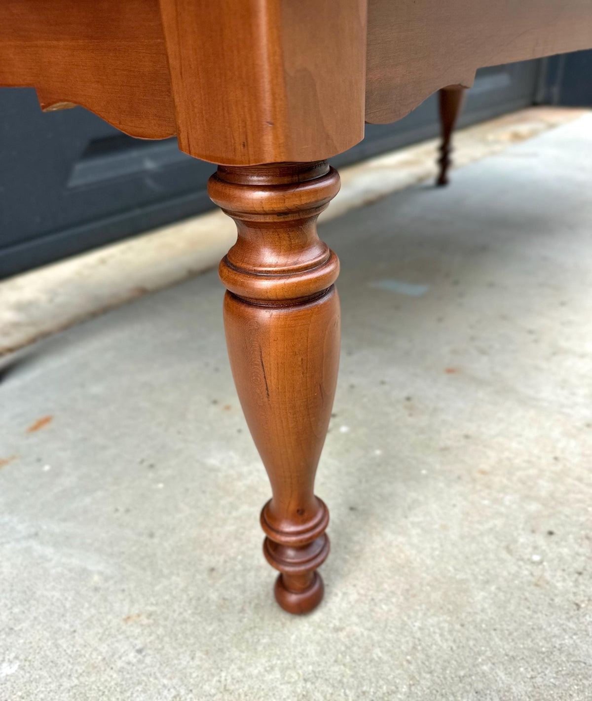 Vintage Mid 20th Century Solid Maple Farmhouse Coffee Table