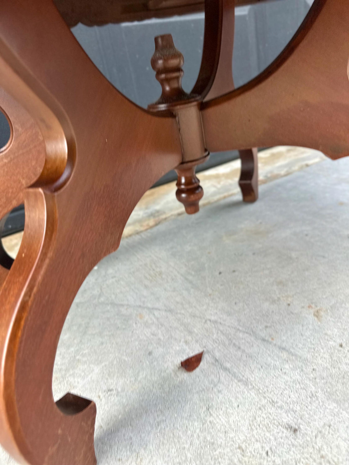 Antique Early 20th C Eastlake Mahogany Coffee Table with White Marble Top 34" Wide