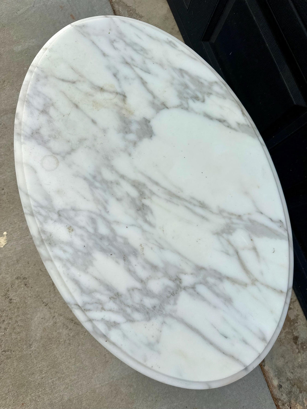 Antique Early 20th C Eastlake Mahogany Coffee Table with White Marble Top 34" Wide