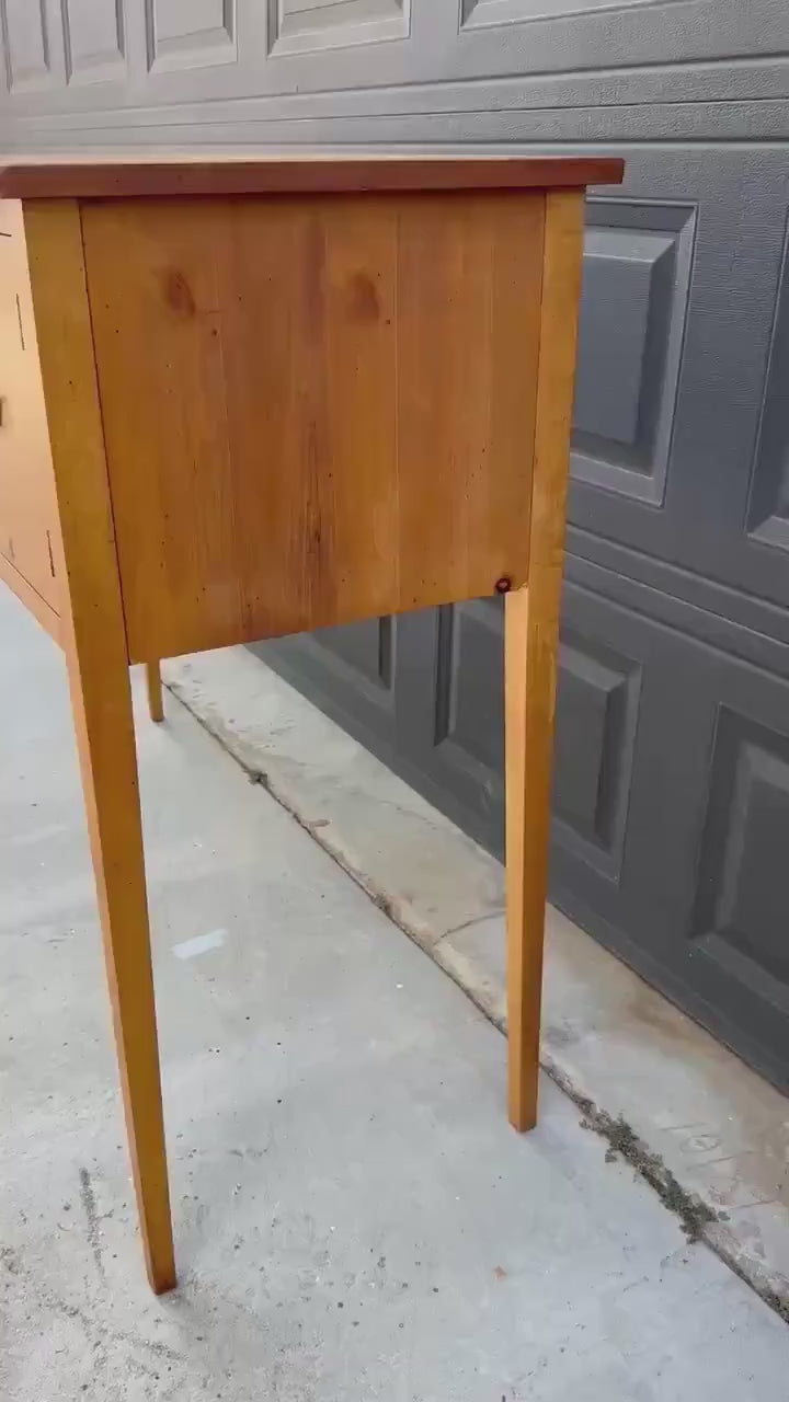 Vintage Lane Solid Pine Wood Huntboard Console Cabinet | Museum of American Folk Art