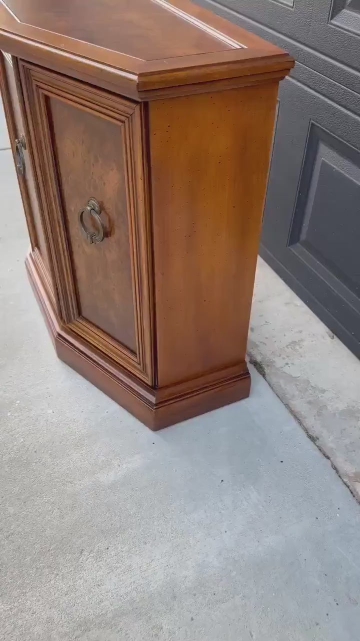 Vintage Single Door Storage Console Cabinet